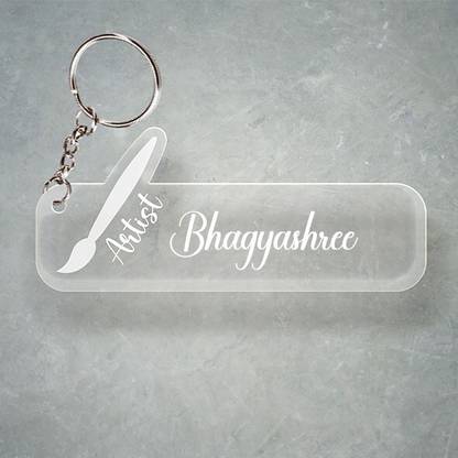 SY Gifts D2 Artist Keychain With Bhagyashree Name Key Chain