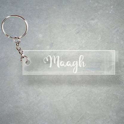SY Gifts Maagh T Name Keychain F1 3756 Key Chain