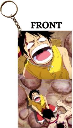 Hariyaali Enterprises LLP One Piece ACE DIES, LUFFY DEVASTATED Key Chain