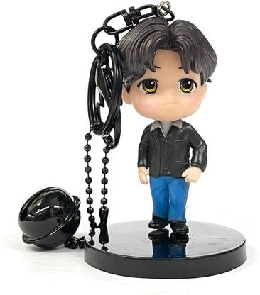 Mubco BTS Tinytan Dynamite Suga Figure Keychain PVC Collectible Cartoon Model Toy Gift Key Chain