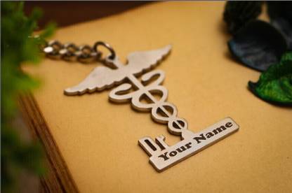 kraftnix Personalized & Customized Doctor Logo Design With Name Key Chain