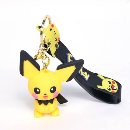 Daiyamondo Cartoon Pichu Pikachu First Form are in 3D keychain With Key Chain