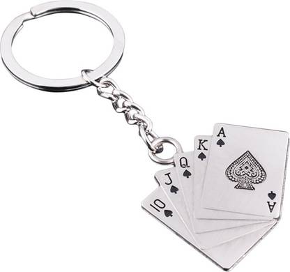 GKCH keychain-METALIC PLAYING CARD Key Chain