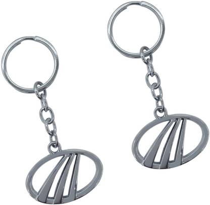 Ab Sab Mahindra car logo pack of 2 Key Chain