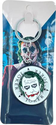 Fullkart Joker Sad Face Rotating keychain for Boys and Girls Key Chain