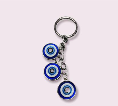sky enterprises Classic Evil Eye Keychain Blue Good Charm Key Chain