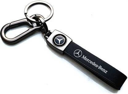 Golden Fox NEW LEATHER KEYCHAINS & KEYRINGS COMPATIBLE WITH MERCEDES Key Chain