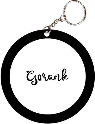 SY Gifts Gorank Name Black Keychain Key Chain