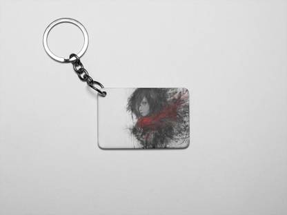 FOKAT Mikasa Ackerman Anime Character Attack On Titan Keyholder Bike, Scooty, Car, Key Chain