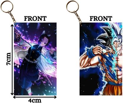 Hariyaali Enterprises LLP SHINOBU SHARP SWORD X GOKU ULTRA INSTINCT Unique Style 2 pcs Combo Key Chain