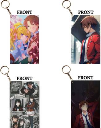 Hariyaali Enterprises LLP Classroom Of The Elite AYANOKOJI KARUIZAWA SUZUNE Unique Style 4 pcs Combow Key Chain