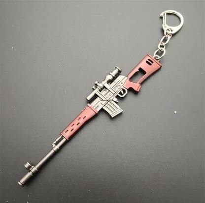 HappierYou PUBG Dragunov Sniper Gun Keychain | SVD Rifle PUBG Gun Keychain Key Chain