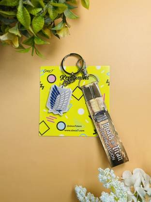 Since 7 Store Attack on Titan Keychain for AOT Anime Fans/for Gifting Key Chain