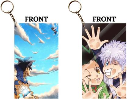 Hariyaali Enterprises LLP GOKU VS VEGETA X GON AND KILLUA Unique Style 2 pcs Combo Key Chain