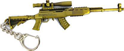 MAG BEE PUBG SKS sniper gun- metal- Pack of 1 - special edition Key Chain