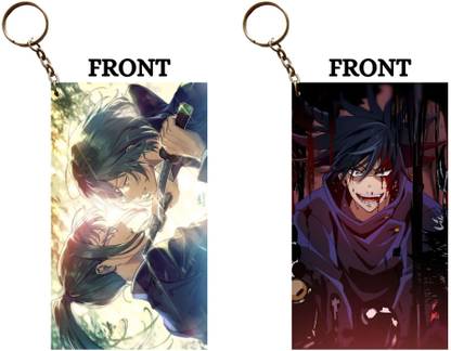 Hariyaali Enterprises LLP MAKI AND MEI ZENIN X MEGUMI FUSHIGURO EVILISH Unique Style 2 pcs Combo Key Chain