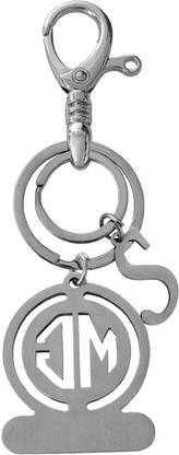 M Men Style Personalized Automotive Classic Car MG Logo With Alphabet S Keychain SKey2022508 Key Chain