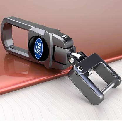 NIVIZEN Heavy Duty Metal Car Keychain Suitable For Ford ,Key Ring, Cars accessories Key Chain