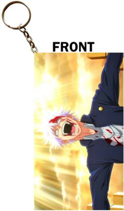 Hariyaali Enterprises LLP Jujutsu Kaisen GOJO MANIACLY LAUGHING Key Chain