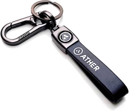 gtrp ATHER Premium Leather Keyring Compatible ATHER Electric Scooter Key Chain