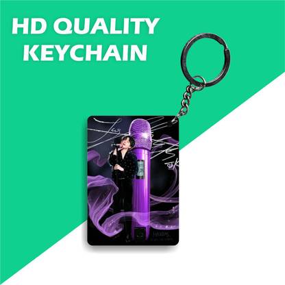 Shine Creation BTS MIC. Group HD Printed Keychain. Key Chain