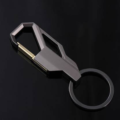 COSMIQE Unique metal Car Key Chain Key Ring Business Keychain for Men, Black Key Chain