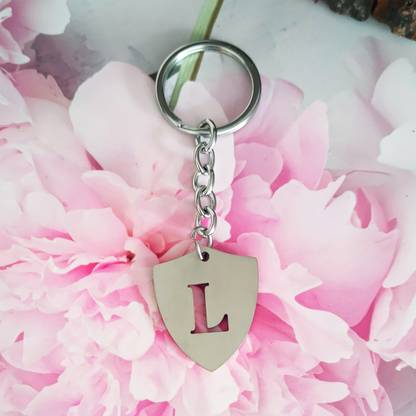 Sullery English Alphabet Initial Charms Letter L Script Name SulleryKey2022250 Key Chain