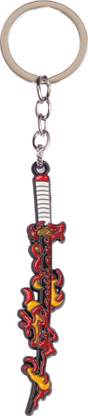 aaravi arts Demon Slayer Tanjiro Hinokami Kagura Sword Key Chain
