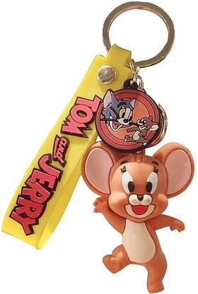 kawaii kart Premium 3D Rubber Figure Keyrings SpongeBob SquarePants Keychain Key Chain