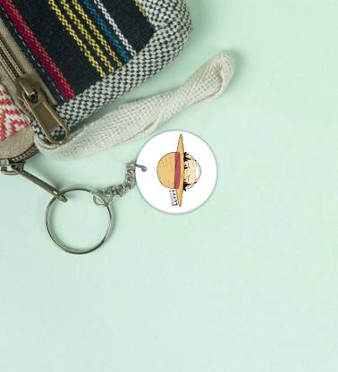 Special Trend Hub Crown of the Fearless Voyager - Printed Round Anime Keychains Pack of 2 Key Chain