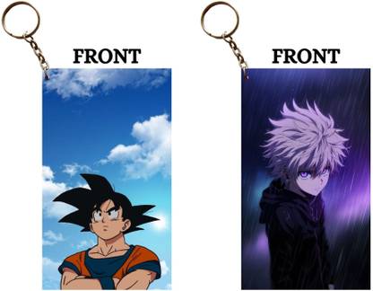 Hariyaali Enterprises LLP GOKU IS SERIOUS X KILLUA ULTRA FURIOUS Unique Style 2 pcs Combo Key Chain