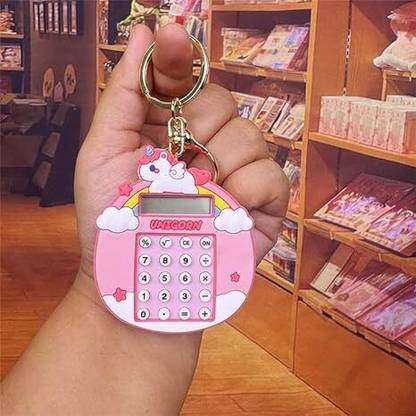 Mr. Auen Calculator with Mini Game Keychain Cartoon Keychain for Boys & Girls Key Chain