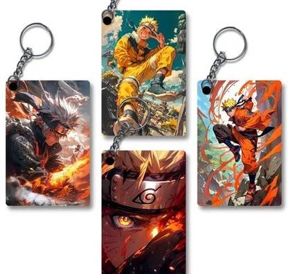 SFA Naruto Anime Limited Edition Eco-Friendly Keychain Set Key Chain