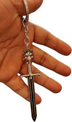mik M I K Valerian Steel Sword John Snow Longclaw 15.5CM Key Chain