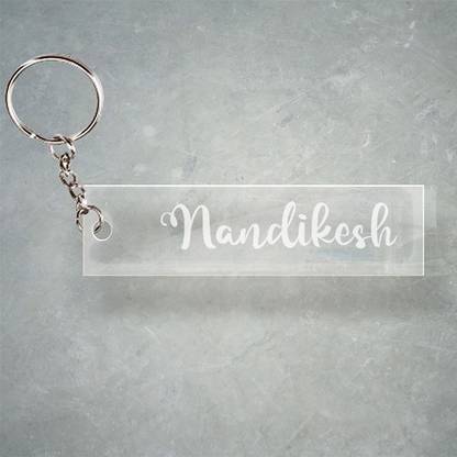 SY Gifts Nandikesh T Name Keychain F1 4085 Key Chain