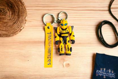 Skycart 3D transformers bumblebee Figure Keyring Key Chain