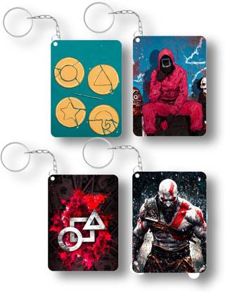 jojo creation JOJO present set of 4 unic design premium quality keychain for bike,car and Key Chain