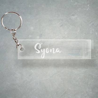 SY Gifts Syona T Name Keychain F1 5375 Key Chain