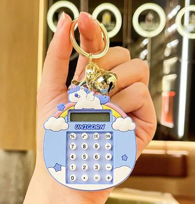 Mr. Auen Calculator with Mini Game Keychain Cartoon Keychain for Boys & Girls Key Chain