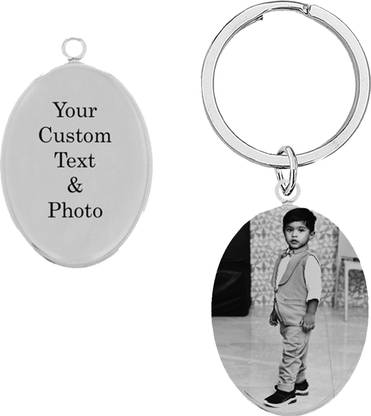 सुलेरी Custom Photo Dog Tag Personalized Keyring With Picture for Unisex CPSkey112 की चेन