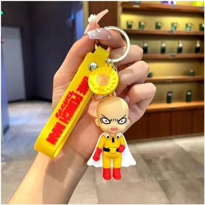Anime Land One Punch Man Keychain | Anime Merch Action figures | Anime Keychain | Car, Bike Key Chain