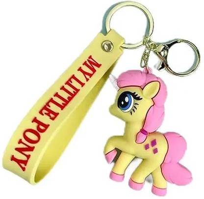 BSB Prime Trendy & Adorable 3D Animal Rubber Keychains with Long Ribbon Key Chain