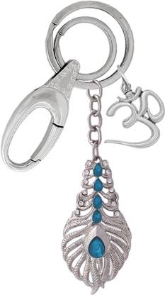 MGP FASHION OMG Oh My God Movie Lord Mor Pankh Blue Stone Krishna Pendant Keyring OM Key Chain