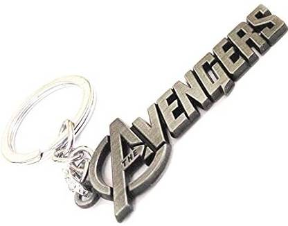 Vasudevay Sales and Services Avengers Name Logo Metal Keyring Key Chain