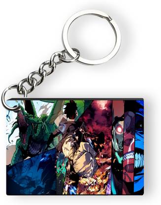 Manga Shop Solo Leveling Anime Keychain With Heavy Metal Ring Key Chain
