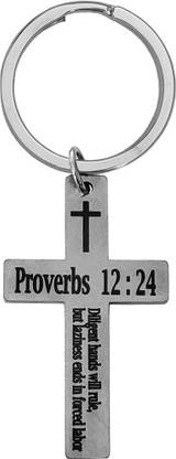 Shiv Jagdamba Religious Diligent Hands With Rule(Proverbs 12.24)Keychain LSKShiv22032 Key Chain
