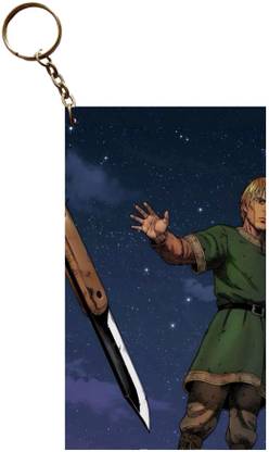Hariyaali Enterprises LLP Vinland Saga THORFIN LEAVING THE KNIFE BEHIND Anime Key Chain