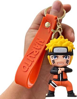 Taskin Naruto 3D keychain Anime Key rings Ninja Warrior With Long Ribbon Key Chain Key Chain