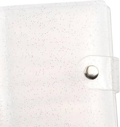 Lyla Mini Photo Album Card Holder Key Chain for 6.5x8.9cm Photo Sparkling white Key Chain