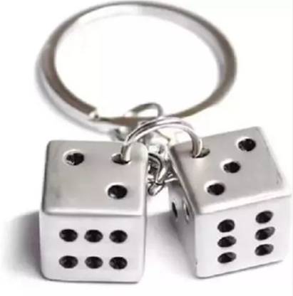 csp keychain CRAZY SET OF PLAYING DICE Key Chain Key Chain